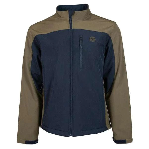 HOOEY BOYS SOFT SHELL JACKET YOUTH TAN W/AZTEC BLACK WHITH BROWN HJ072BKBR Laherradurawwnc.com