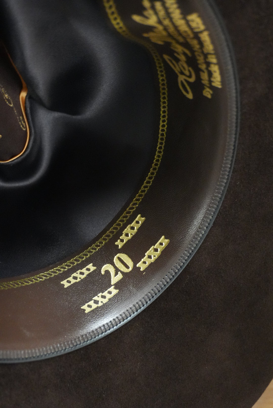 LARRY MAHAN´S 10X JERARCA COWBOY SOMBRERO PLATINO