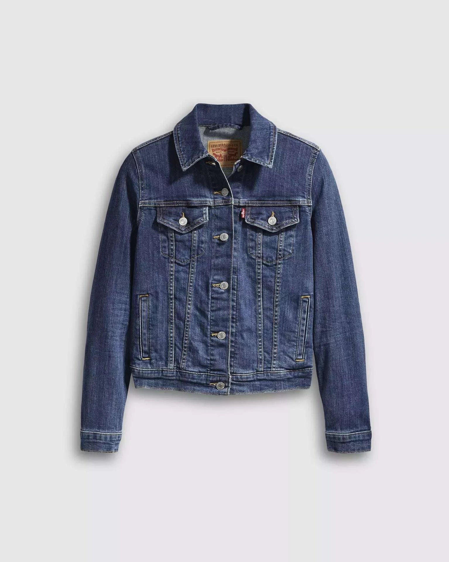 LEV'S ORIGINAL TRUCKER JACKET DEEP BLUE LADIES - 299450014 Laherradurawwnc.com