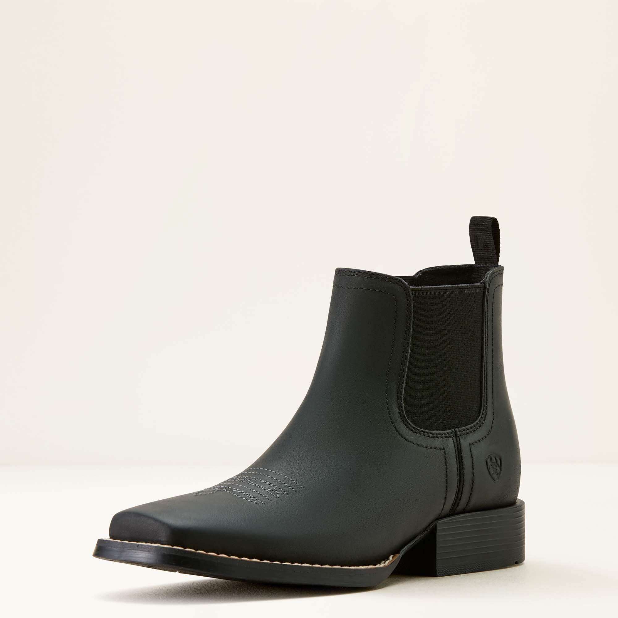 ARIAT KIDS BOOKER CHELSEA TRICON BLACK-10063825 Laherradurawwnc.com