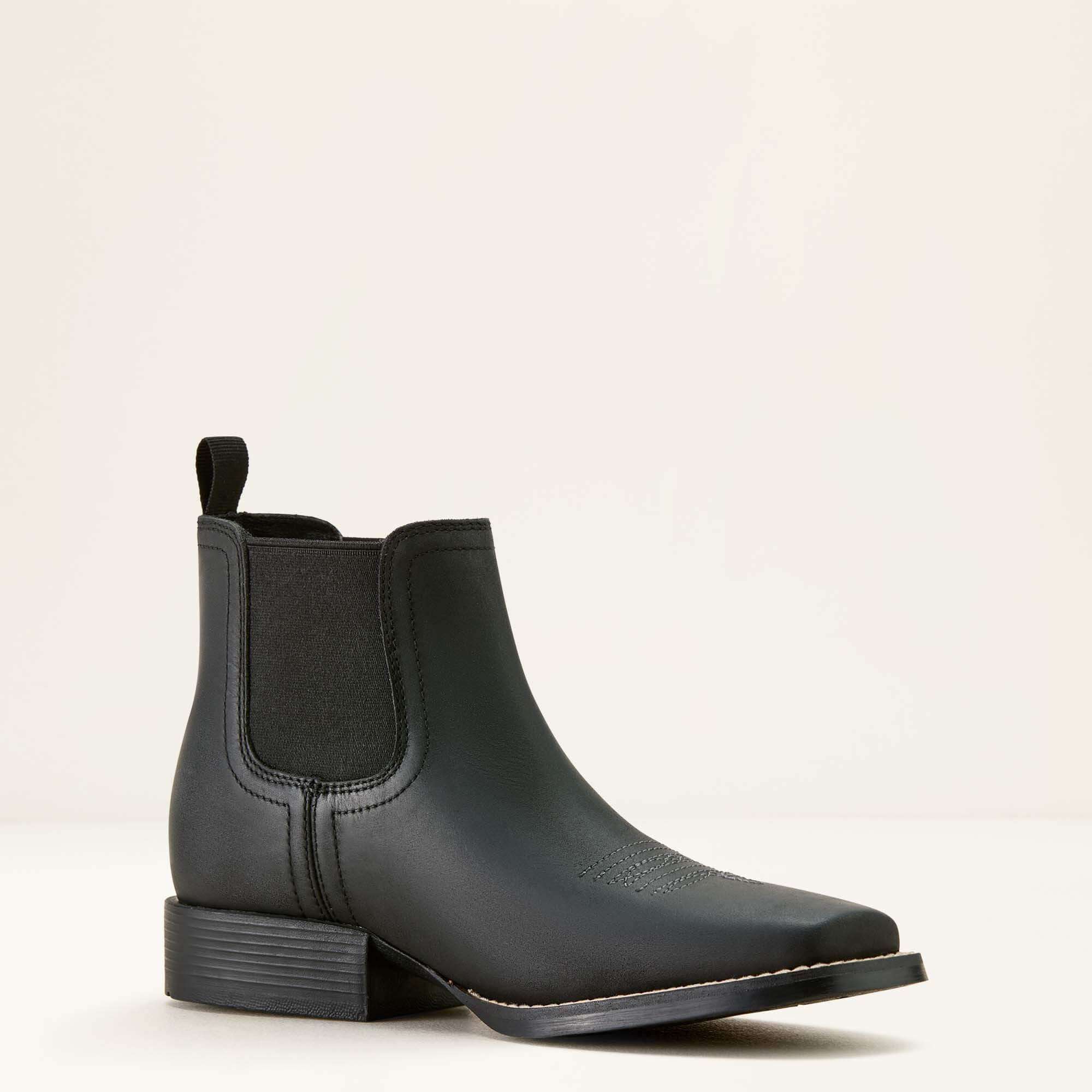 ARIAT KIDS BOOKER CHELSEA TRICON BLACK-10063825 Laherradurawwnc.com
