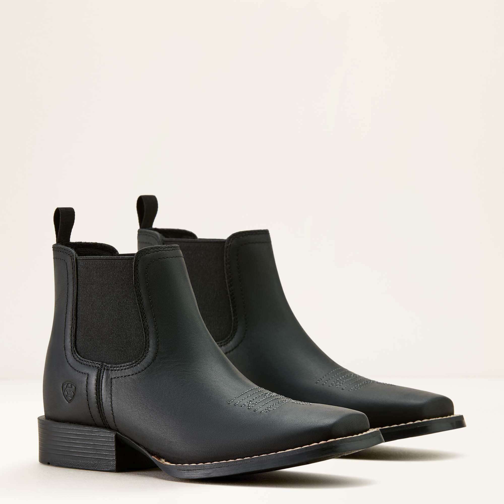ARIAT KIDS BOOKER CHELSEA TRICON BLACK-10063825 Laherradurawwnc.com