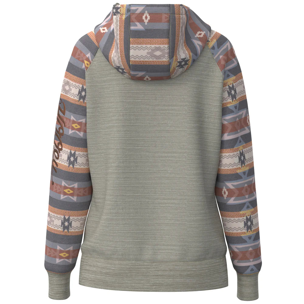 HOOEY SUMMIT LADIES CREAM SPACE DYE HOODY-HH1198CRPK