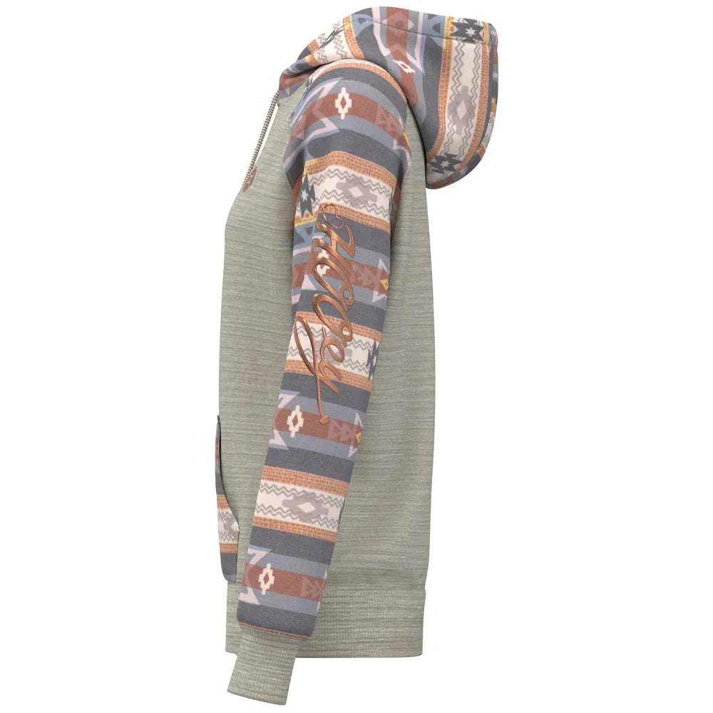 HOOEY SUMMIT LADIES CREAM SPACE DYE HOODY-HH1198CRPK Laherradurawwnc.com