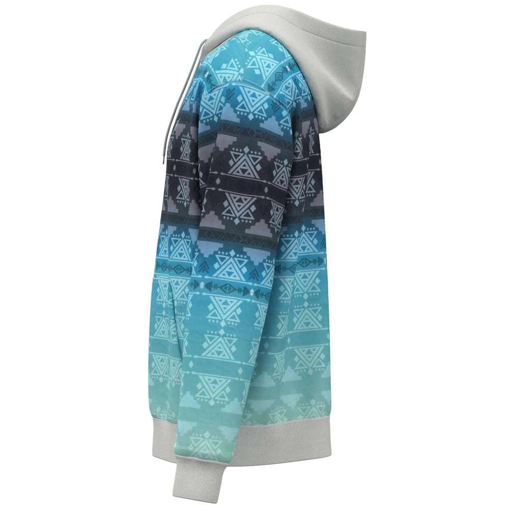 HOOEY MENS HOODIE BLUE MESA-HH1191BLTL Laherradurawwnc.com