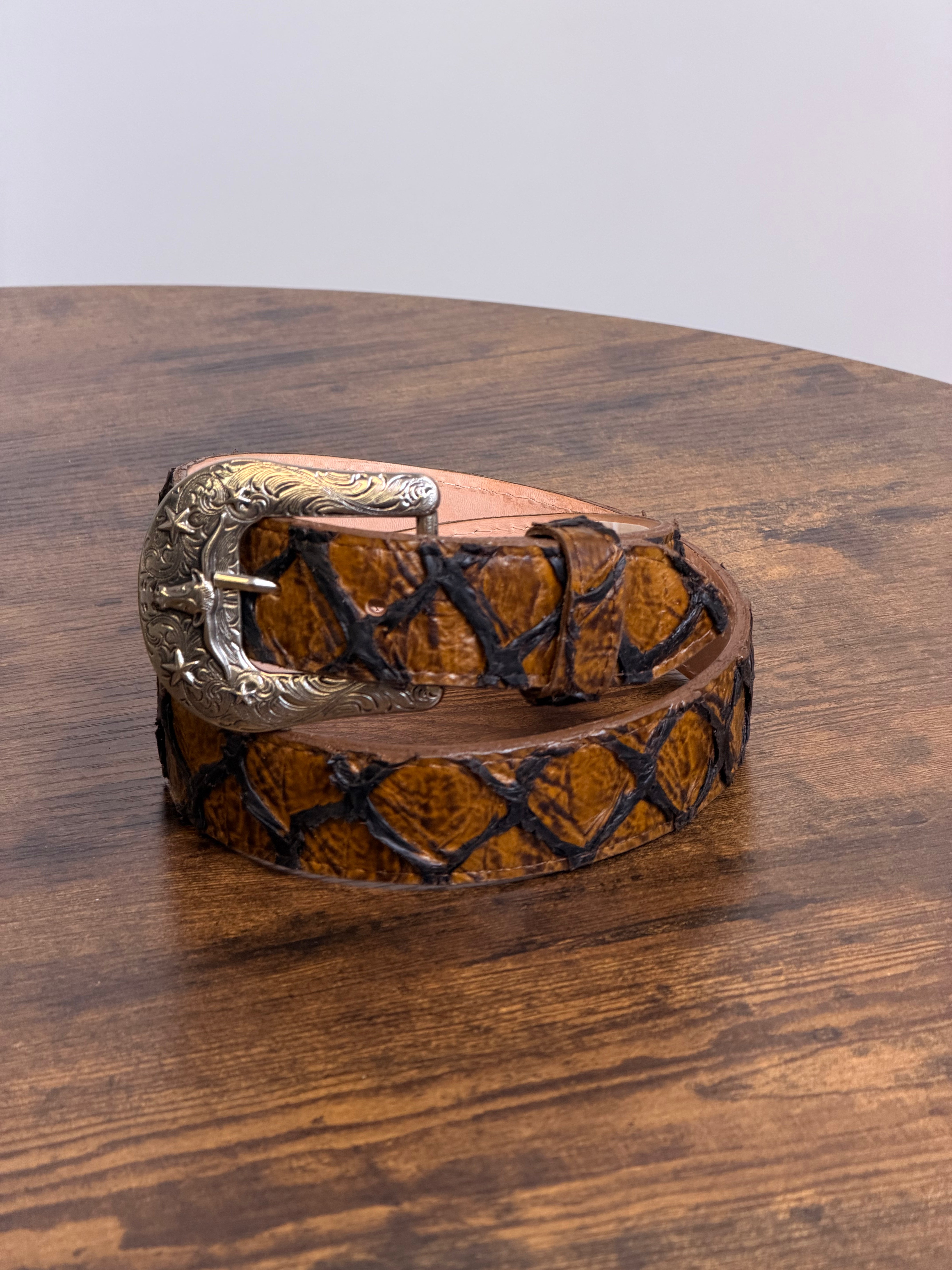 BELT ROCKEM IMIT FISH PIRARUCU HONEY BRILLOSO