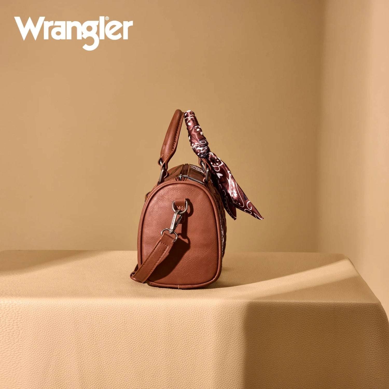 WRANGLER CROSS BODY BROWN 9012BR Laherradurawwnc.com