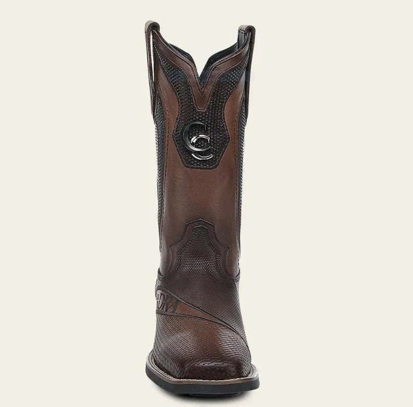 BOOTS CUADRA RES CRUST MIEL EMBROIDERY & LASER SQUARE TOE CU986 Laherradurawwnc.com