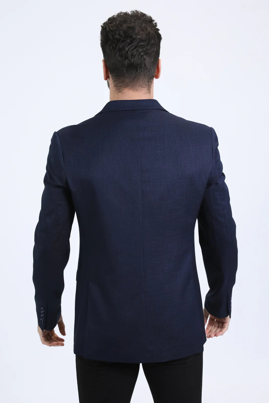 PLATINI MENS MODERN FIT NAVY BLAZER -BLZ10916