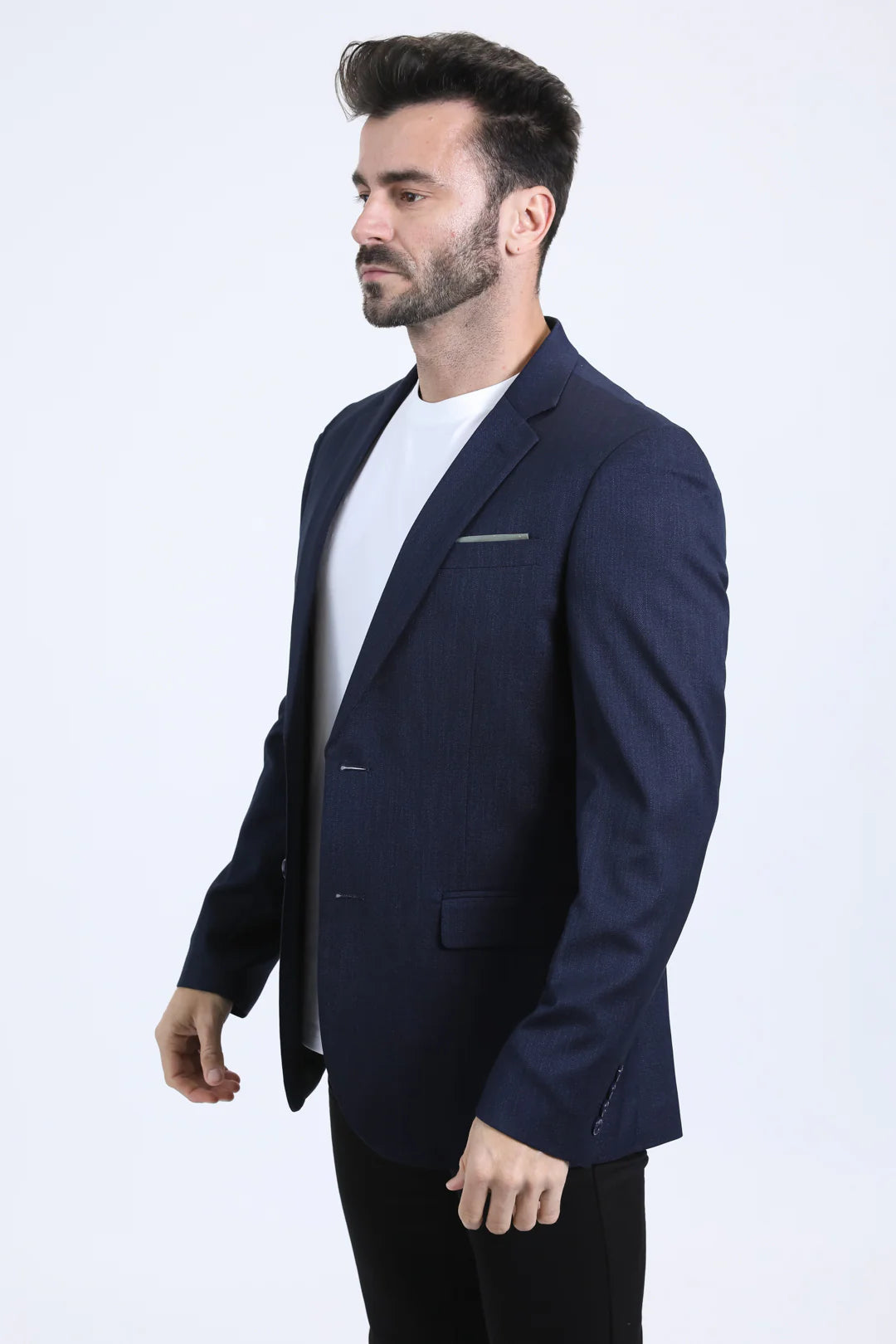 PLATINI MENS MODERN FIT NAVY BLAZER -BLZ10916