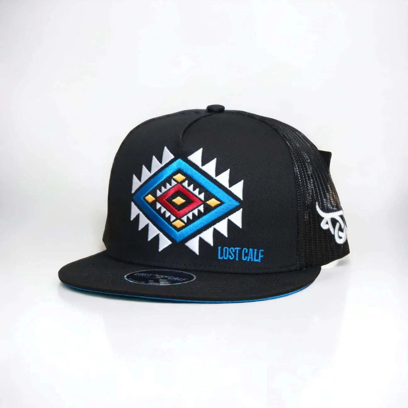 LOST CALF CAP BLACK 200.5 Laherradurawwnc.com