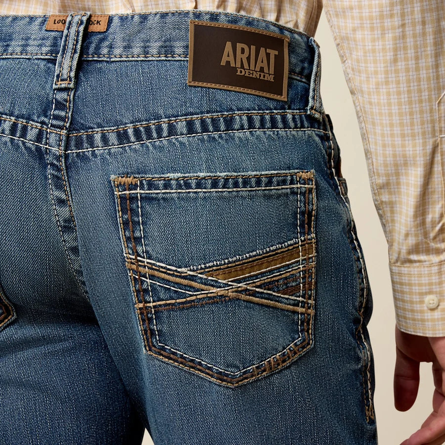 ARIAT MENS M4 XAVIER BOOTCUT JEAN WEATHERFORD— 10080836