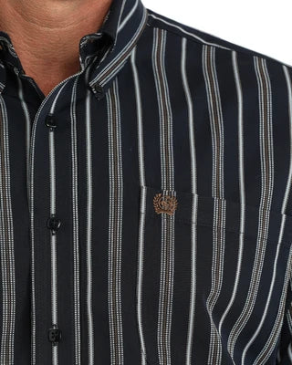 MENS CINCH LONG SLEEVE SHIRT NAVY- MTW1106150