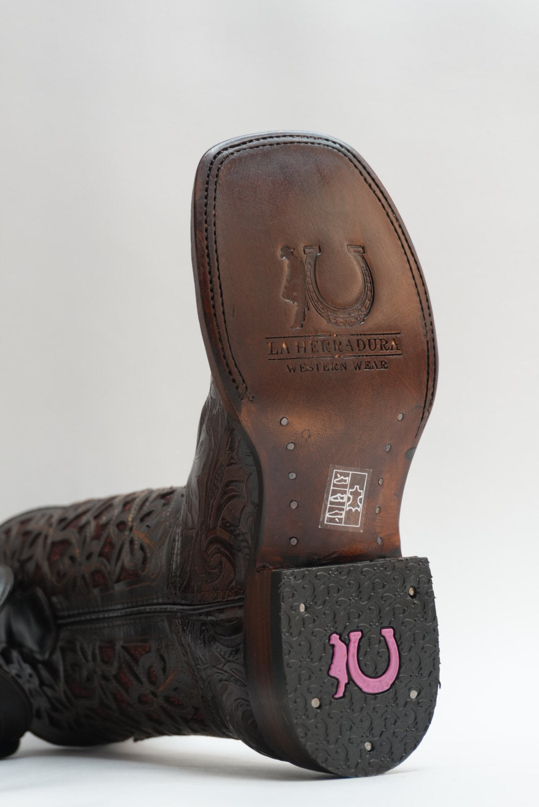 LA HERRADURA WOMEN ALMA CAFE CINCELADO SQUARE TOE