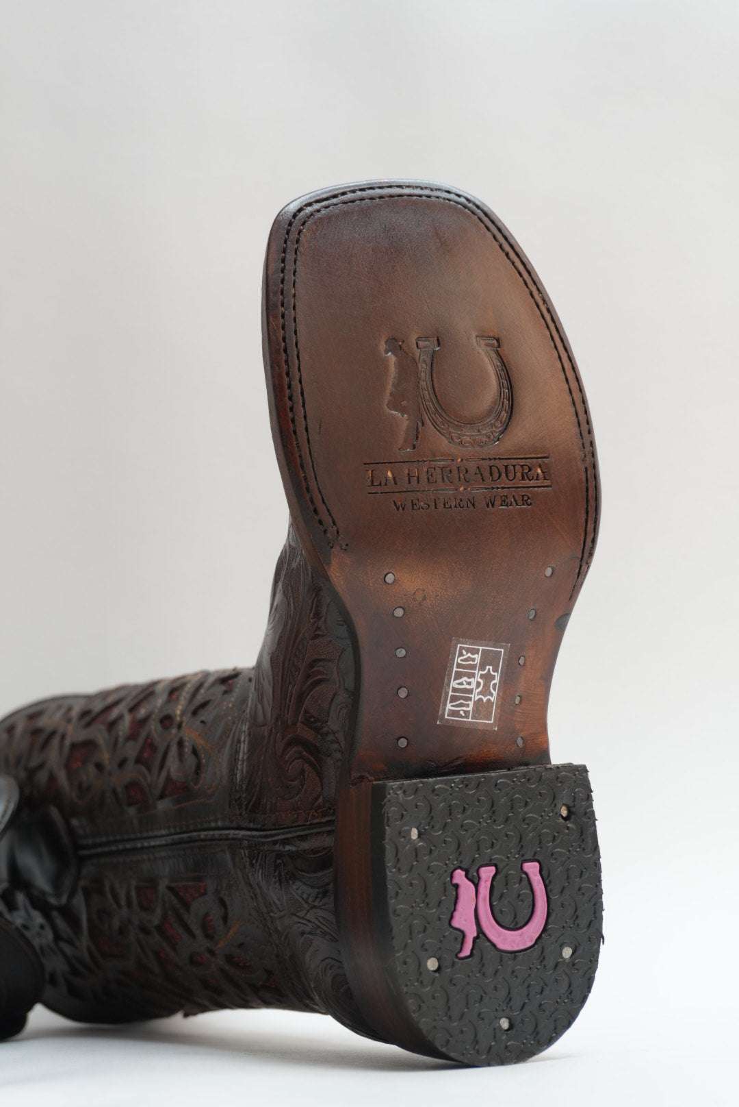 LA HERRADURA WOMEN ALMA CAFE CINCELADO SQUARE TOE Laherradurawwnc.com