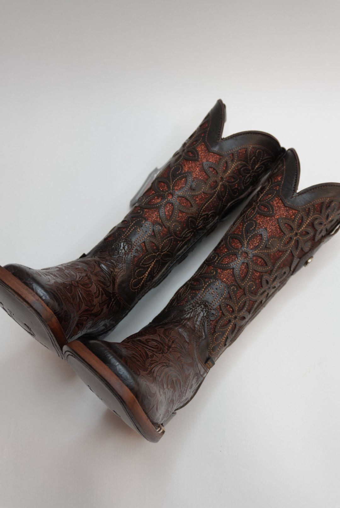 LA HERRADURA WOMEN ALMA CAFE CINCELADO SQUARE TOE