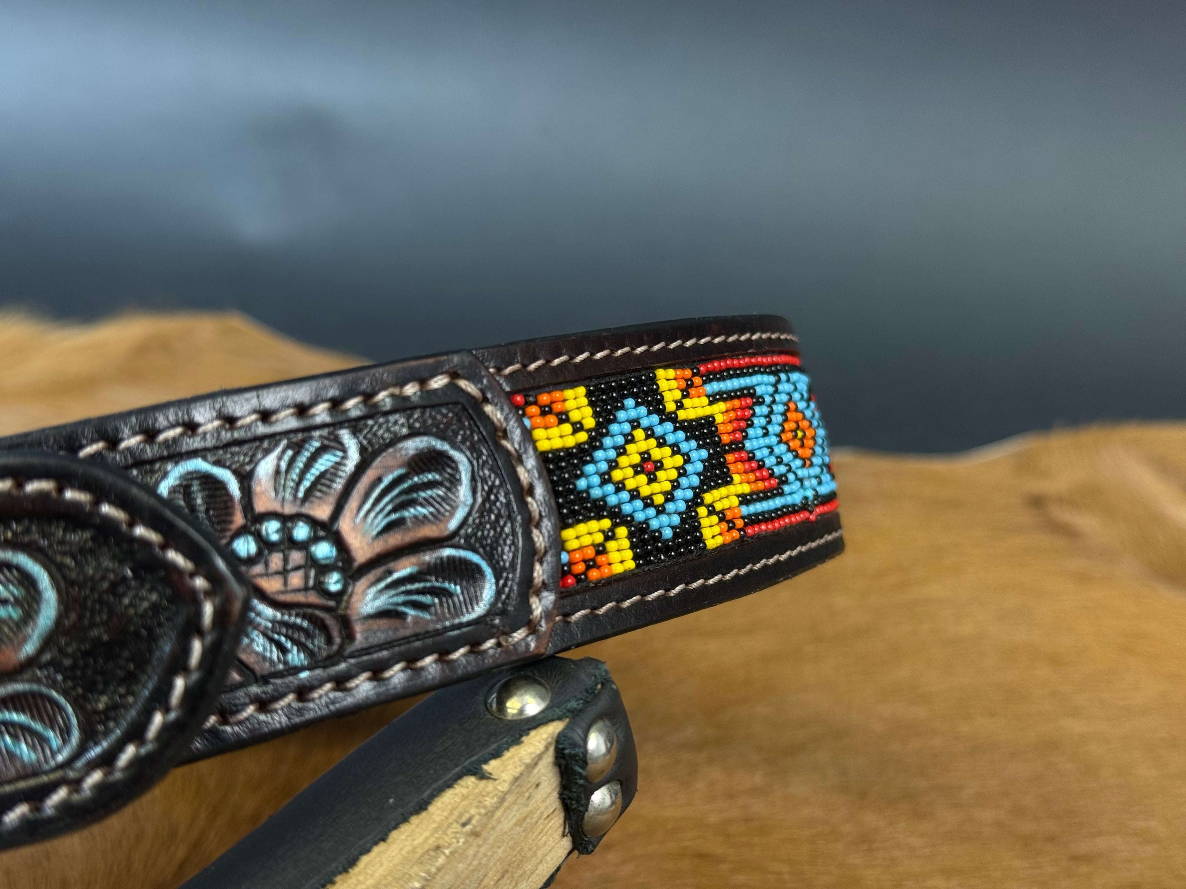 AZTEC MULTI COLOR DARK BROWN BELT Laherradurawwnc.com