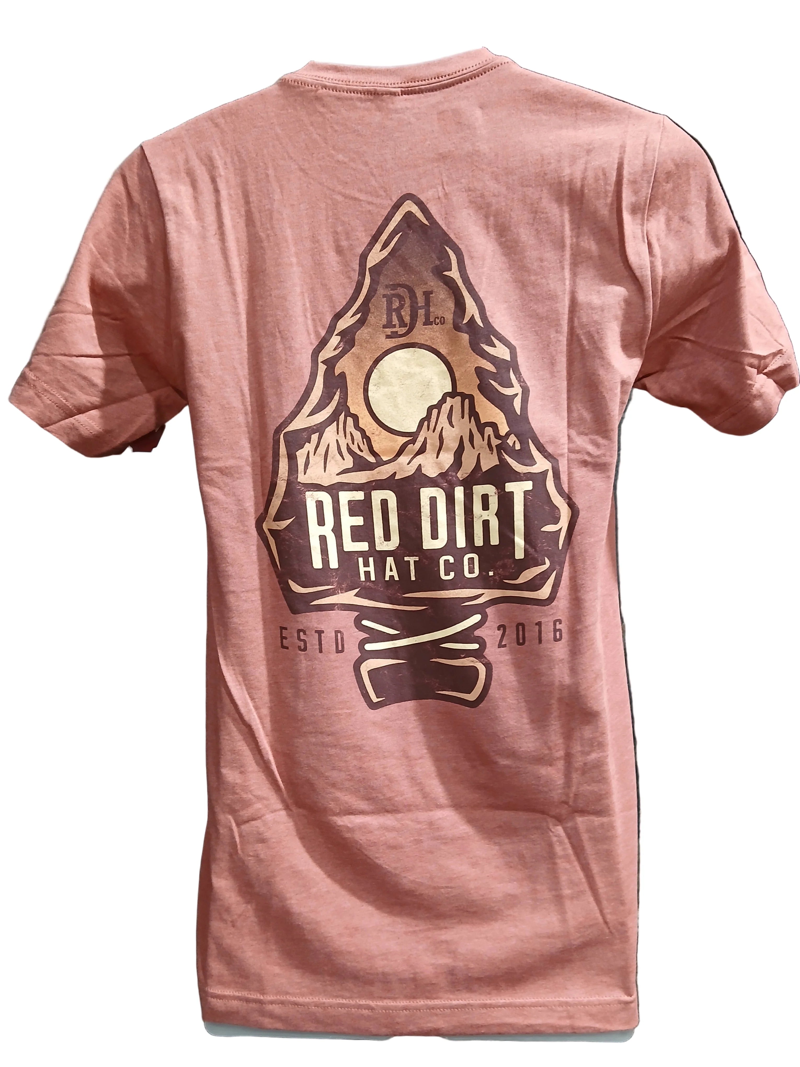 RED DIRT HAT CO. - TSHIRT RDHCT191 SUNSET PEAR