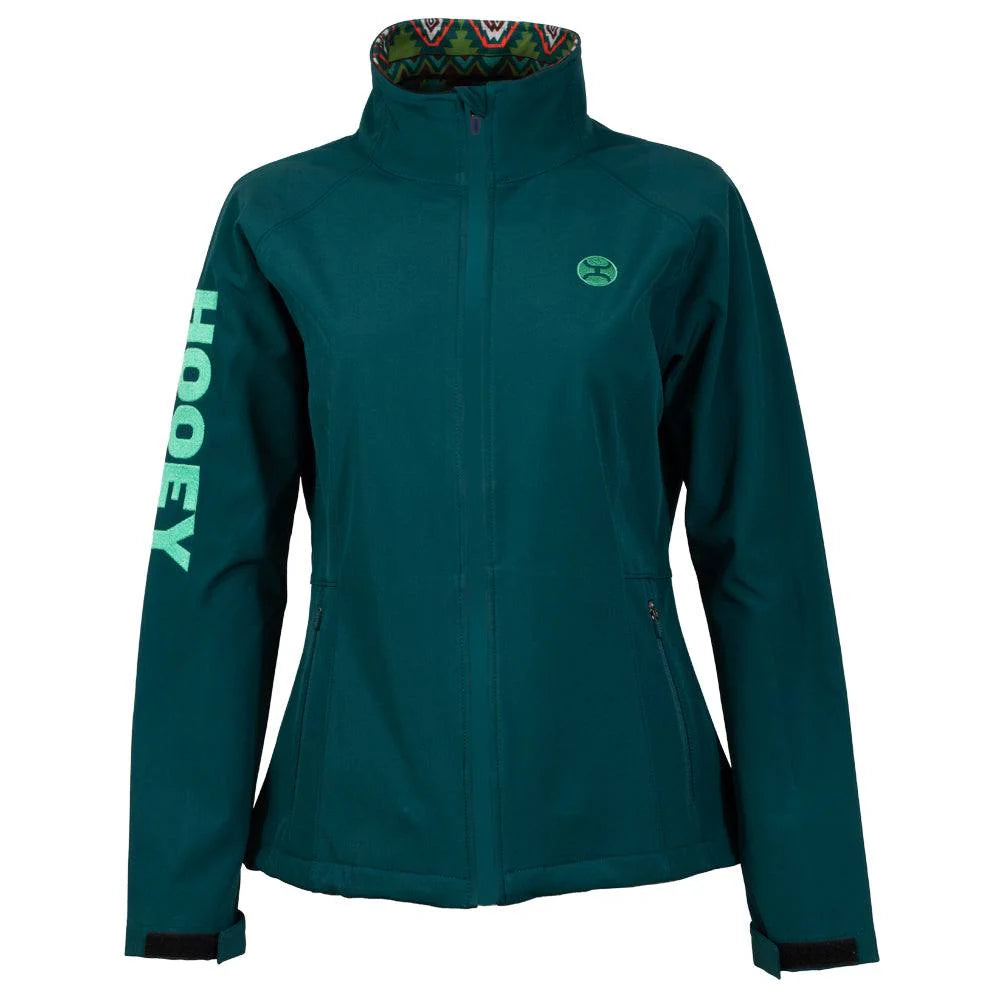 HOOEY GIRLS YOUTH LADIES SOFTSHELL JACKET MULTI COLOR-HJ105TL