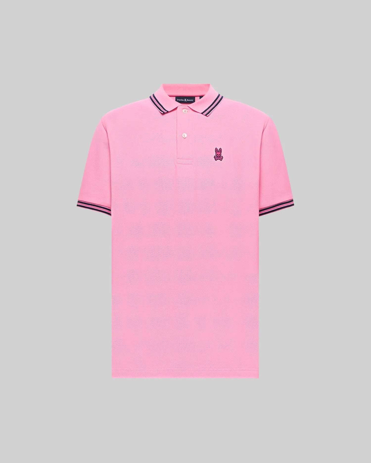 PSYCHO BUNNY CLARK PINK POLO - MT0100127 Laherradurawwnc.com
