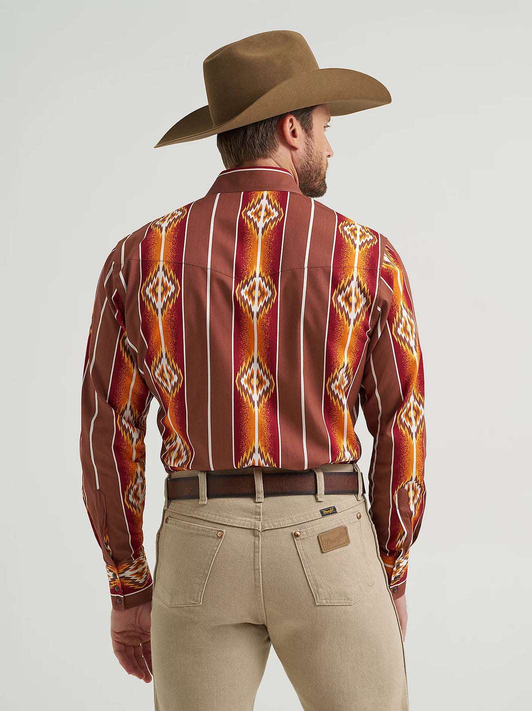 WRANGLER CHECOTAH MENS SHIRT RED CLASSIC FIT - 112369466 Laherradurawwnc.com
