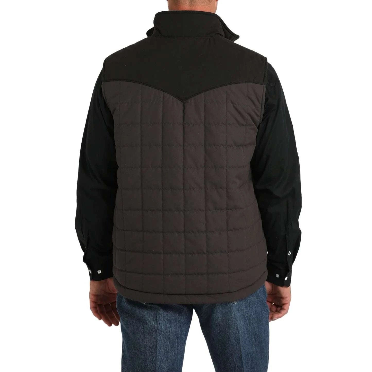 MENS CINCH REVERSIBLE QUILTED VEST- MWV1911001 Laherradurawwnc.com