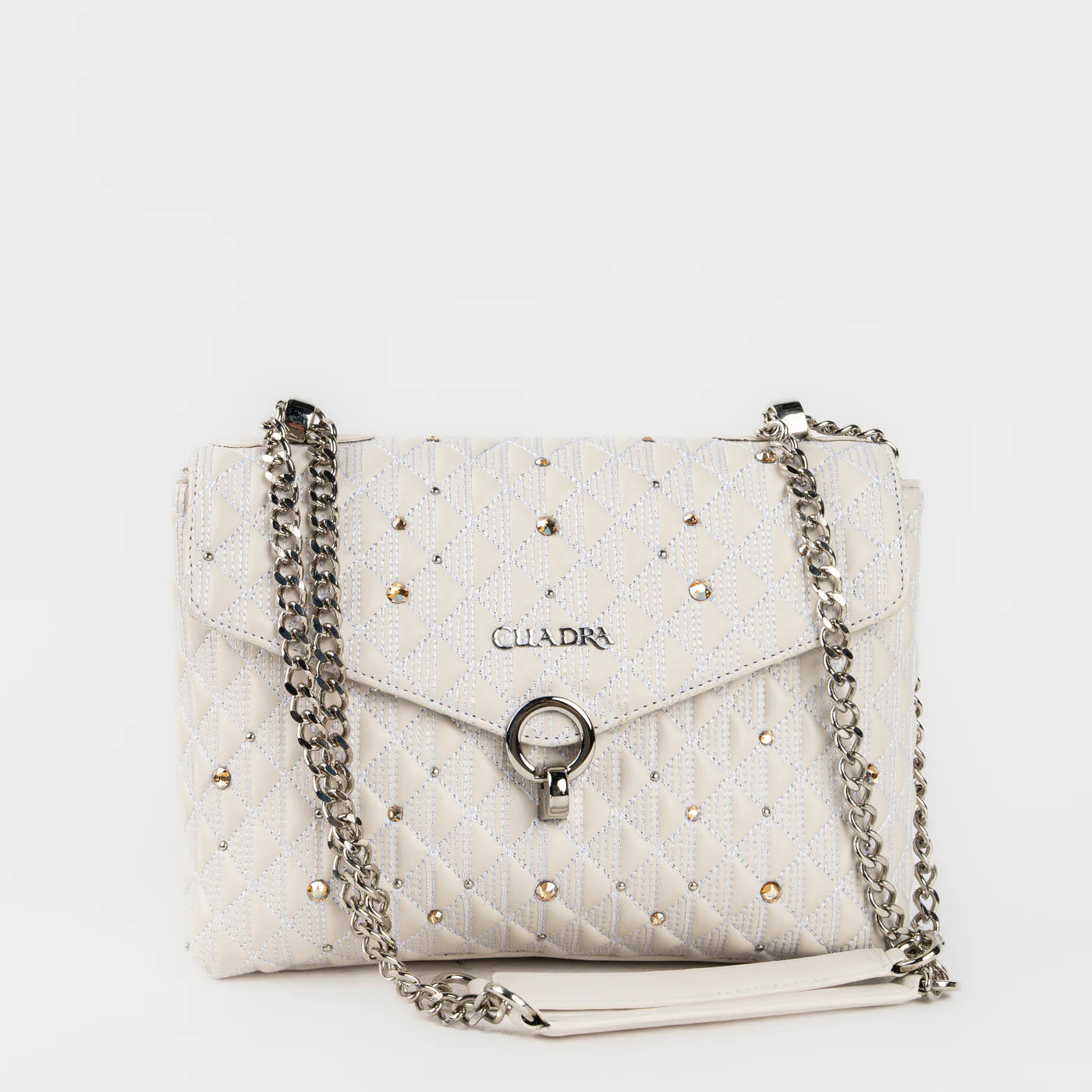 CUADRA HAND BAG RES TERNERA MIKONOS WHITE DU732