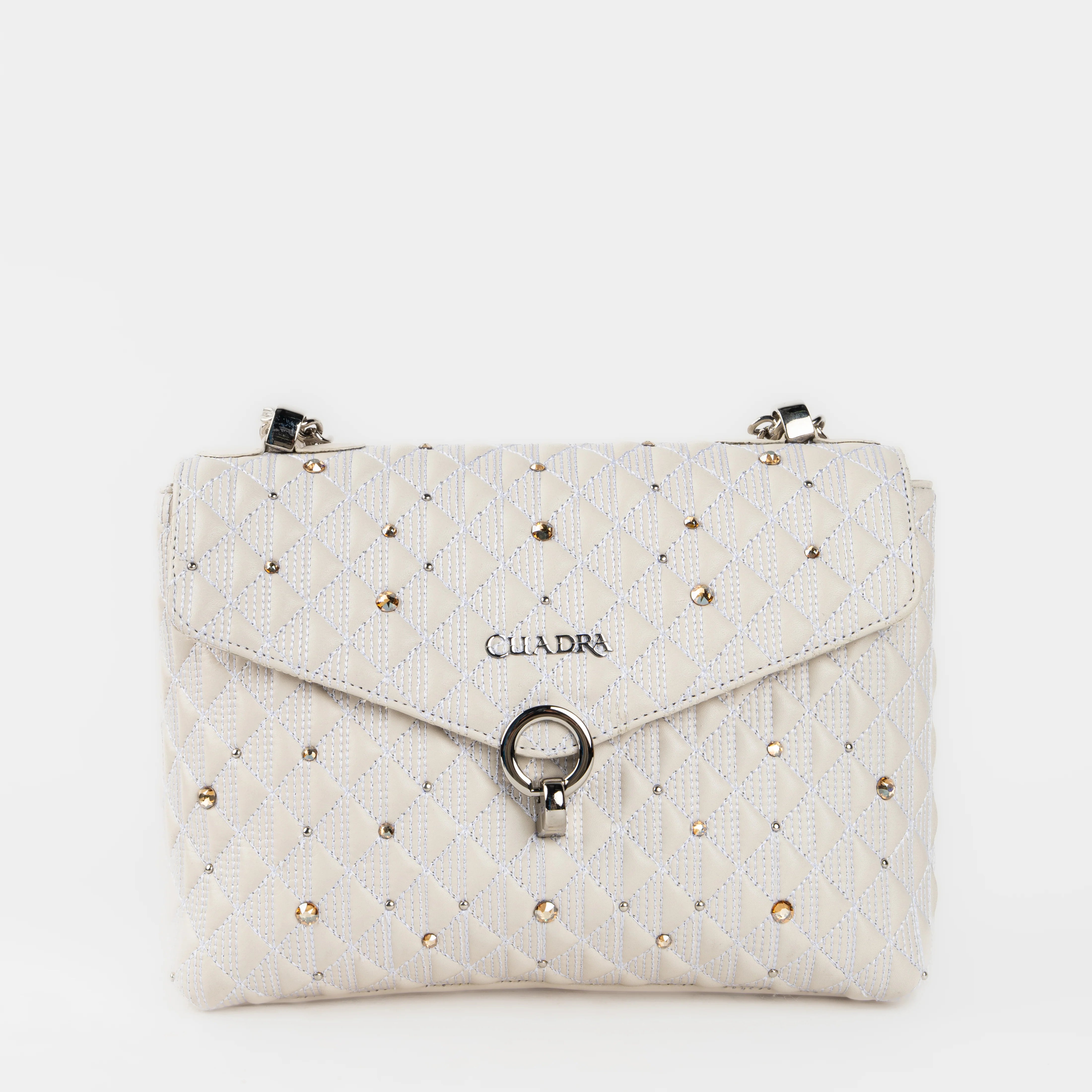 CUADRA HAND BAG RES TERNERA MIKONOS WHITE DU732
