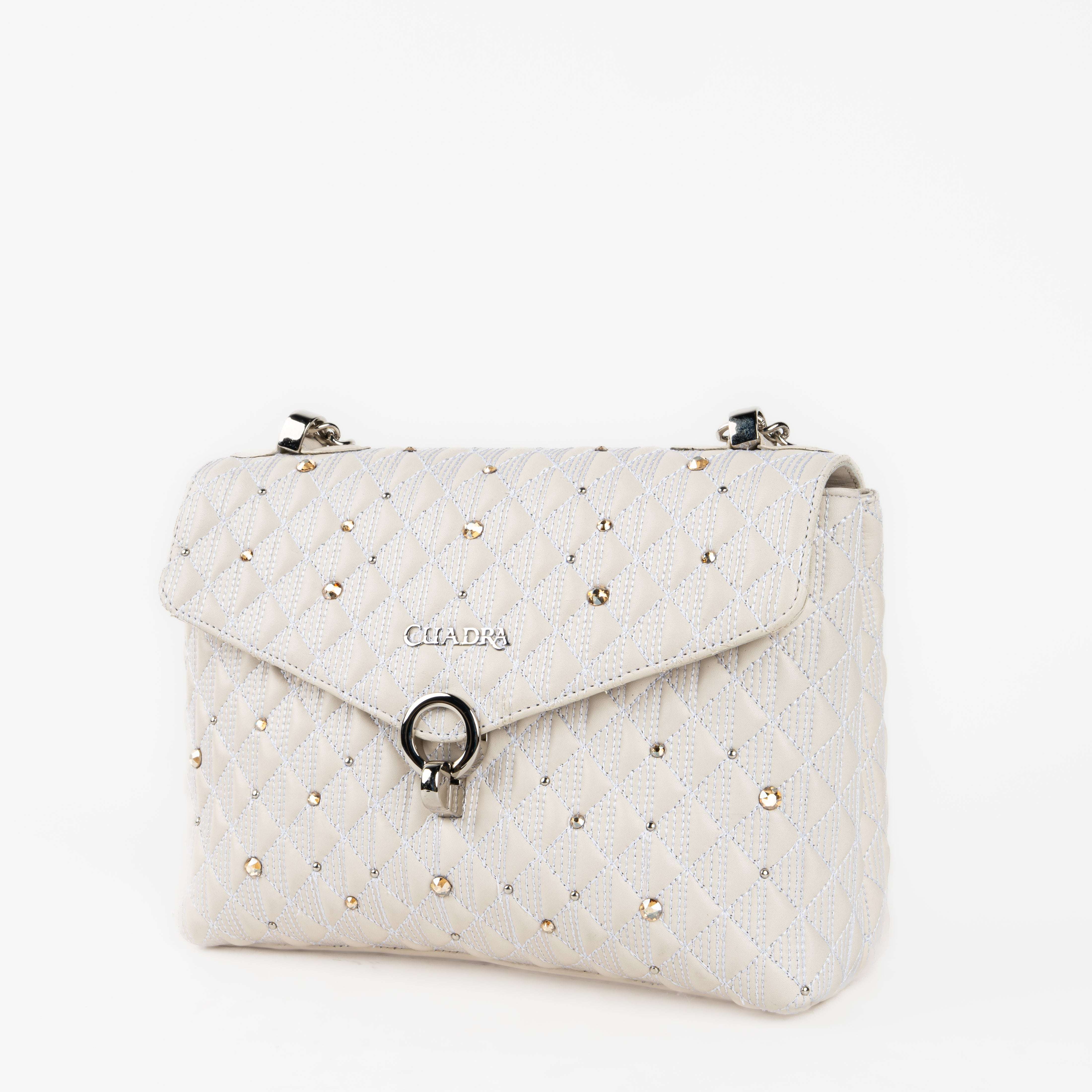CUADRA HAND BAG RES TERNERA MIKONOS WHITE DU732 Laherradurawwnc.com