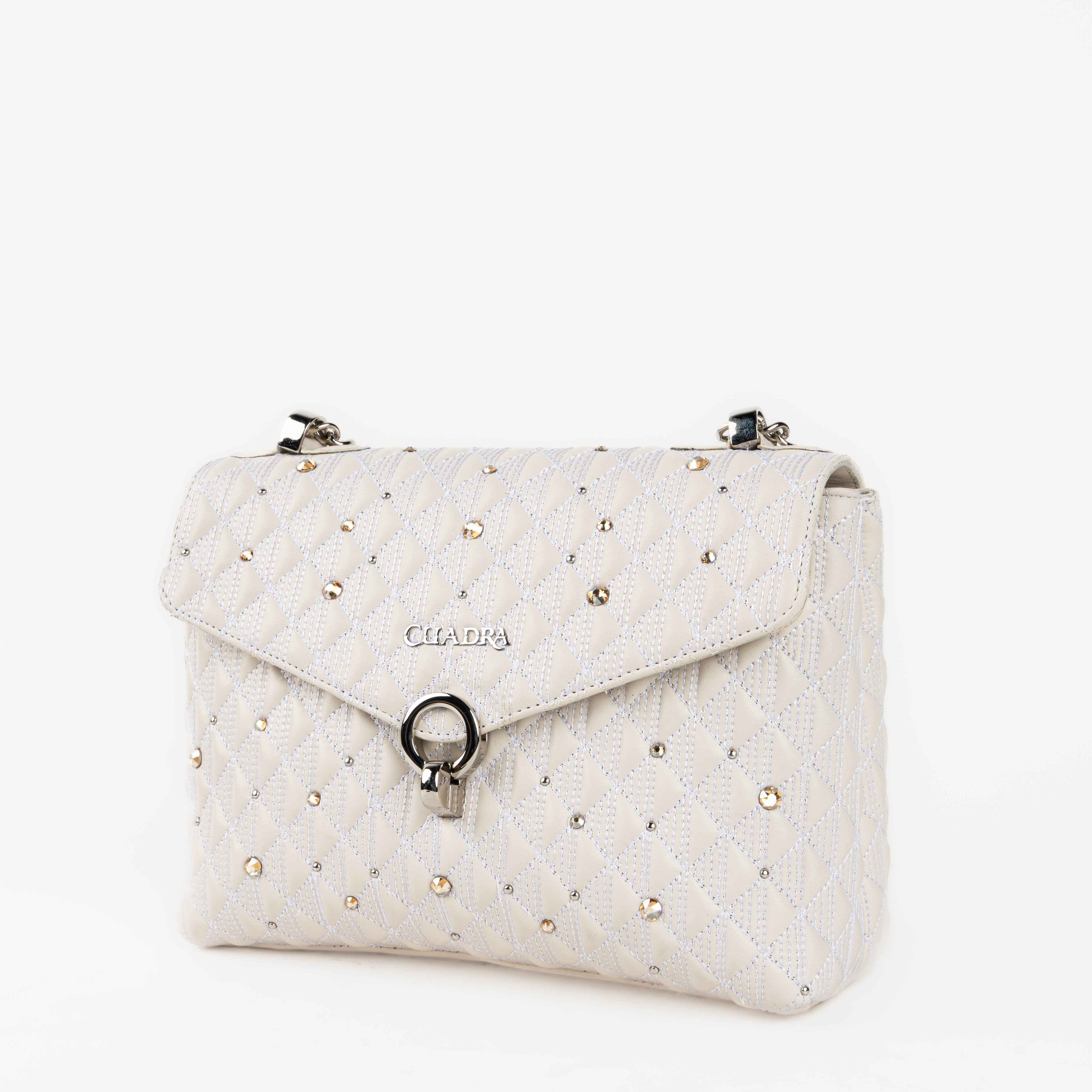 CUADRA HAND BAG RES TERNERA MIKONOS WHITE DU732