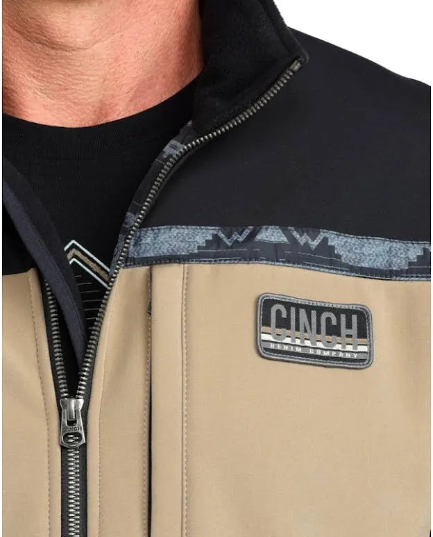 CINCH MEN’S JAKET BLACK,GRAY/BEIGE MWJ1947001 MUL