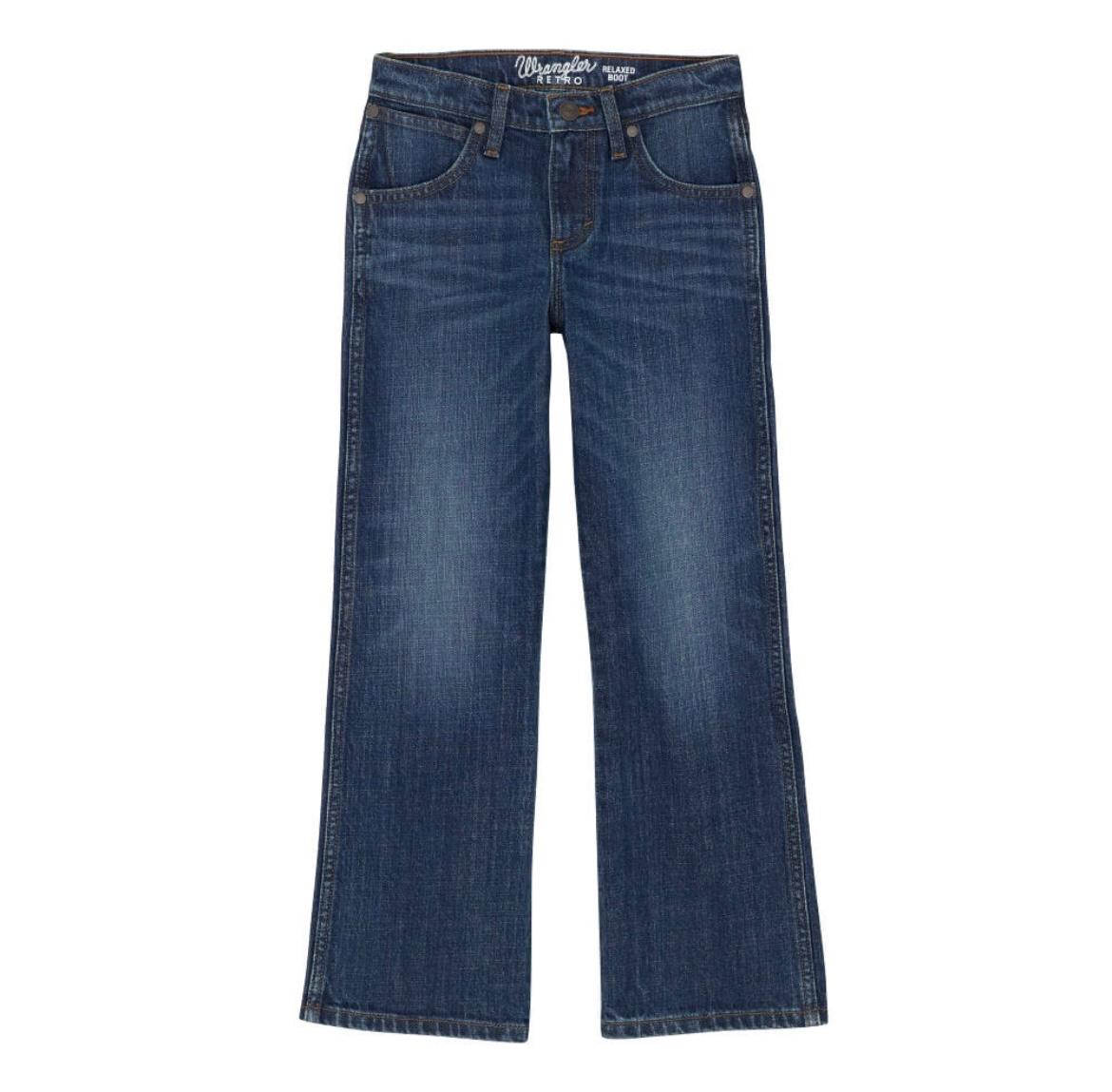BOYS JEANS WRANGLER RELAXED BOOT AND STRECH 112367889