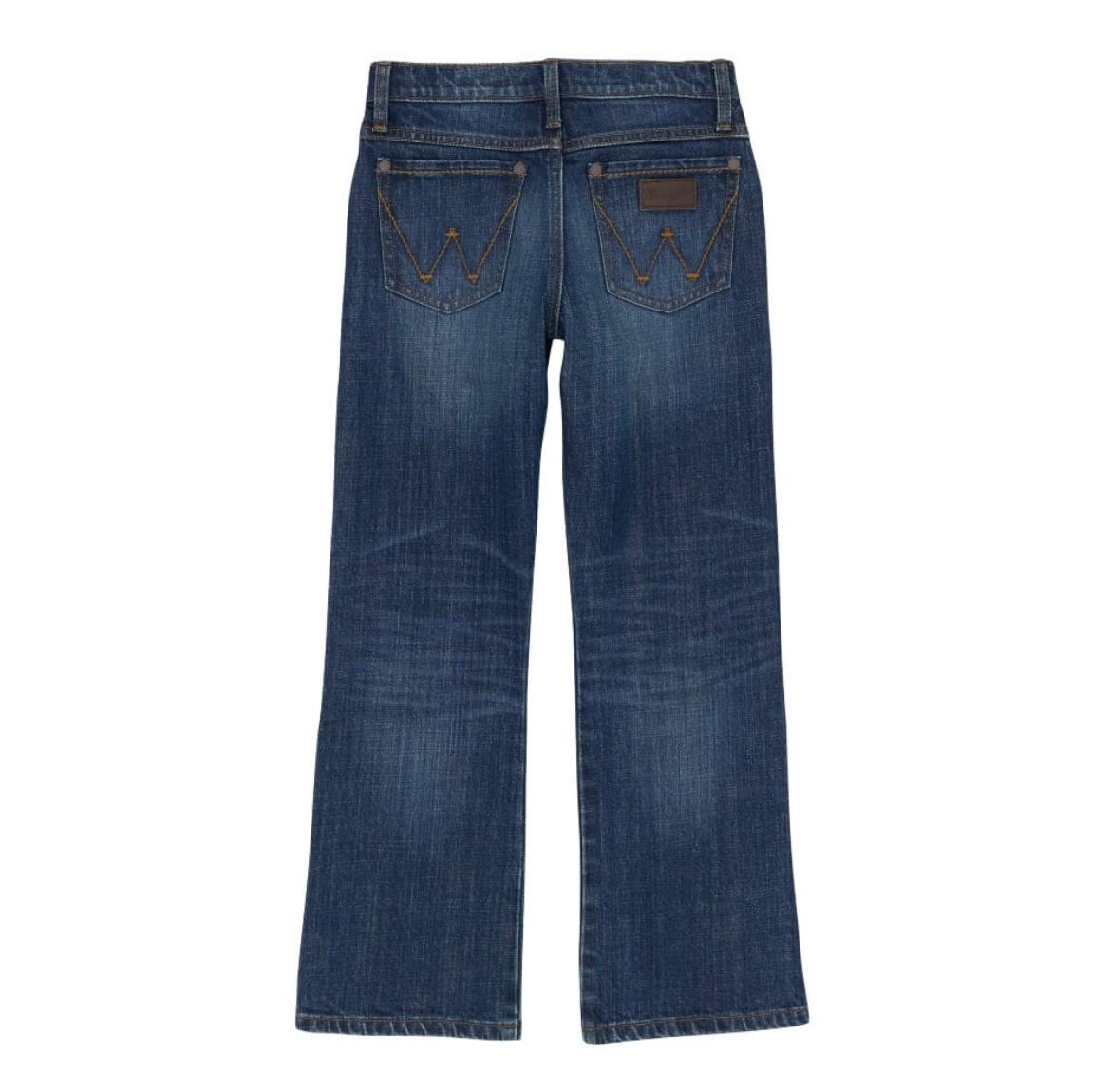 BOYS JEANS WRANGLER RELAXED BOOT AND STRECH 112367889