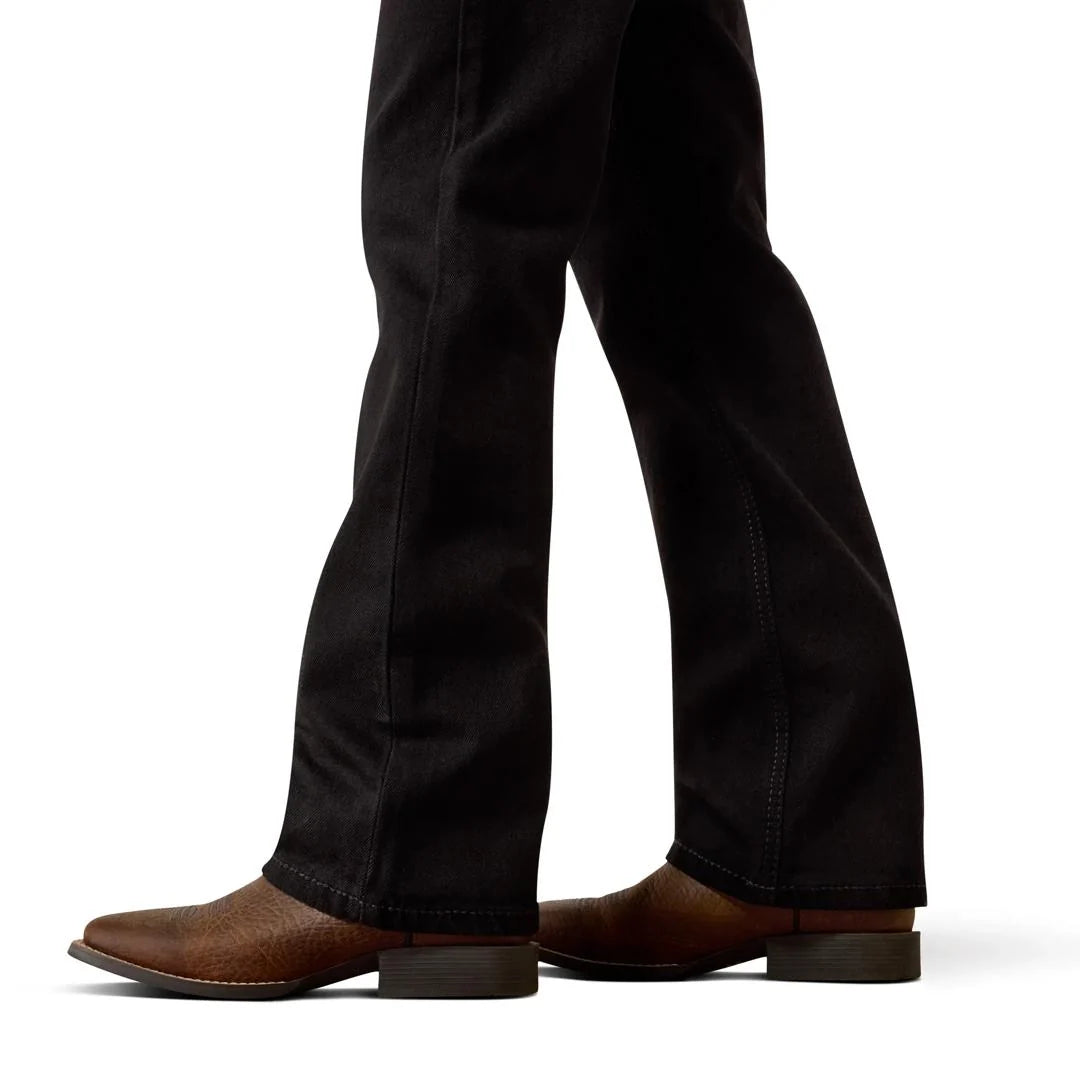 ARIAT YOUTH BOY’S B4 RELAXED HANSEN BLACK BOOT CUT JEANS 10082243