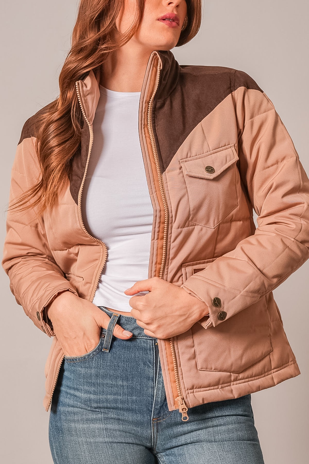 KIMES RANCH WOMENS LEONORA COFFE JAKET