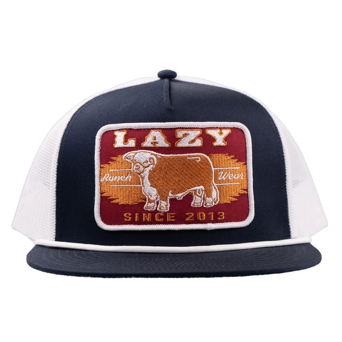LAZY J CAPS NAVY - NAVWHT4-WILD