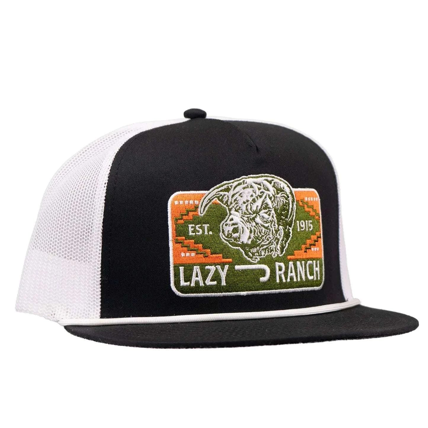 LAZY J CAPS BLACK - WHITE- BLKWHT4 Laherradurawwnc.com