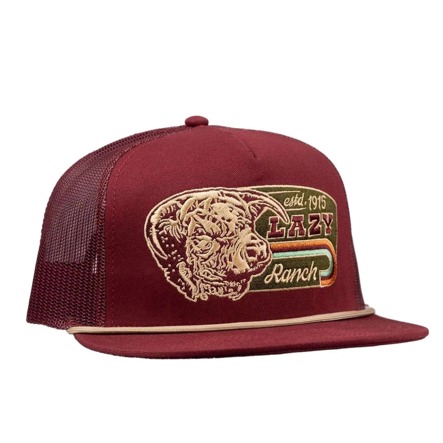 LAZY J CAPS MAROON - MAROON4 Laherradurawwnc.com