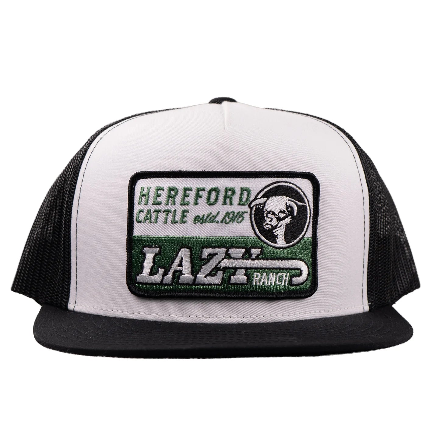 LAZY J CAPS WHITE-BLACK ALTBLKWHT4