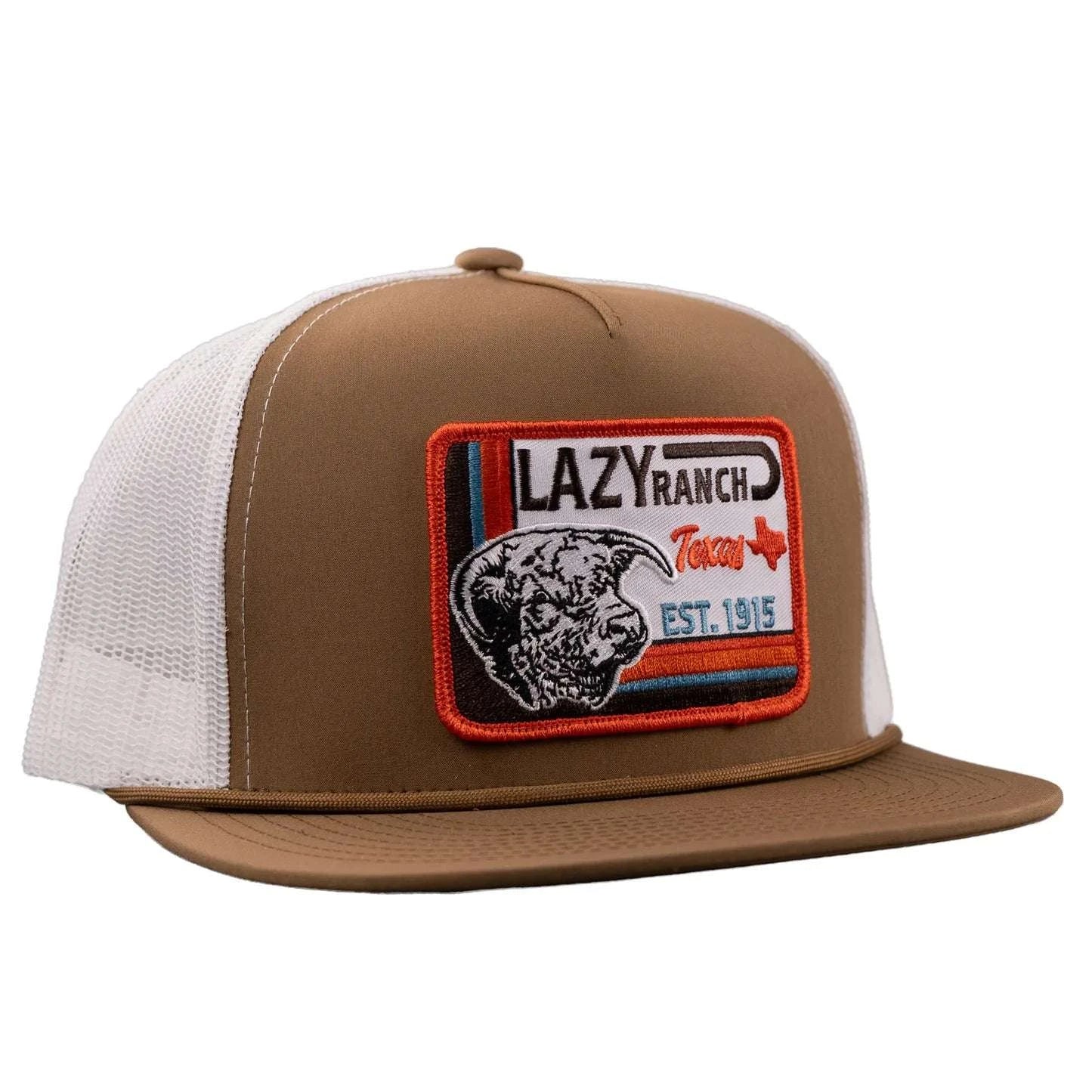 LAZY J CAPS BROWN-WHITE BRNWHT4 Laherradurawwnc.com