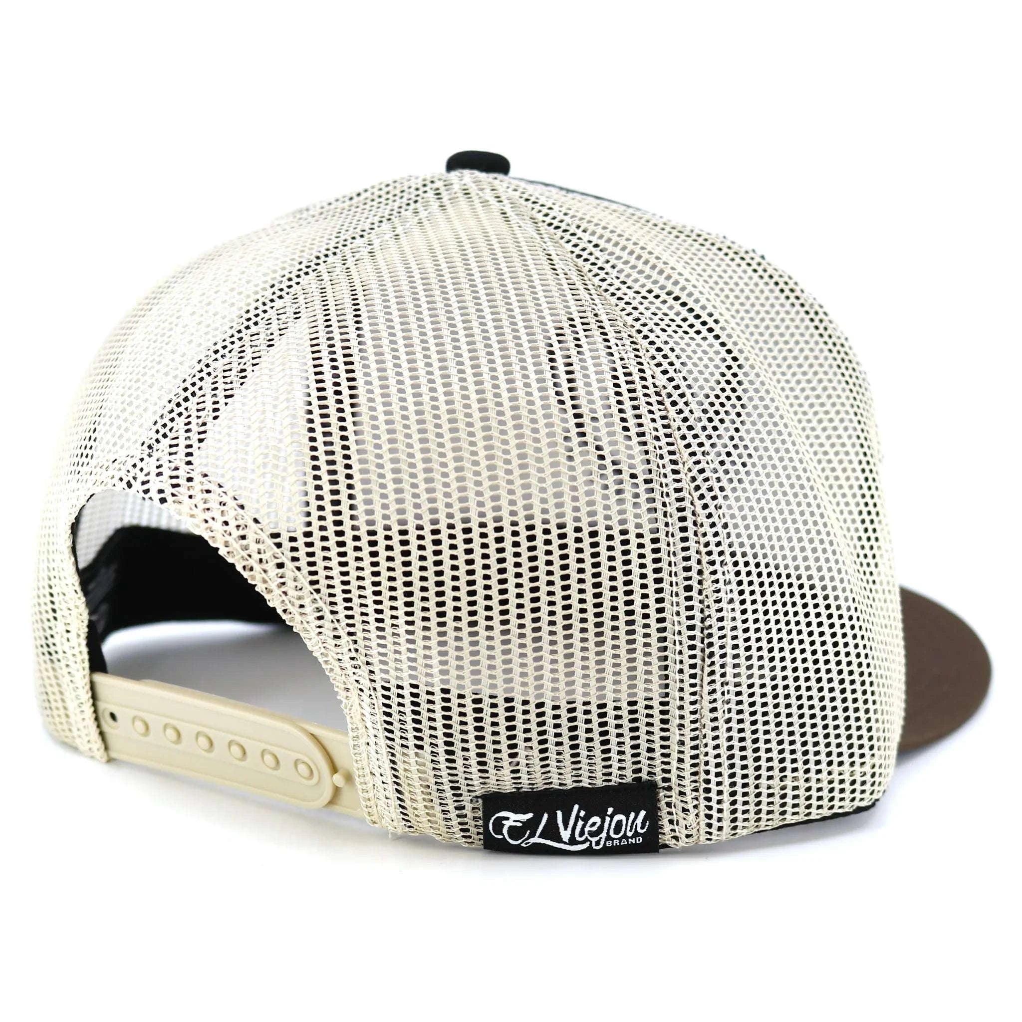 EL VIEJON BLACK BROWN CREAM FLAT Laherradurawwnc.com
