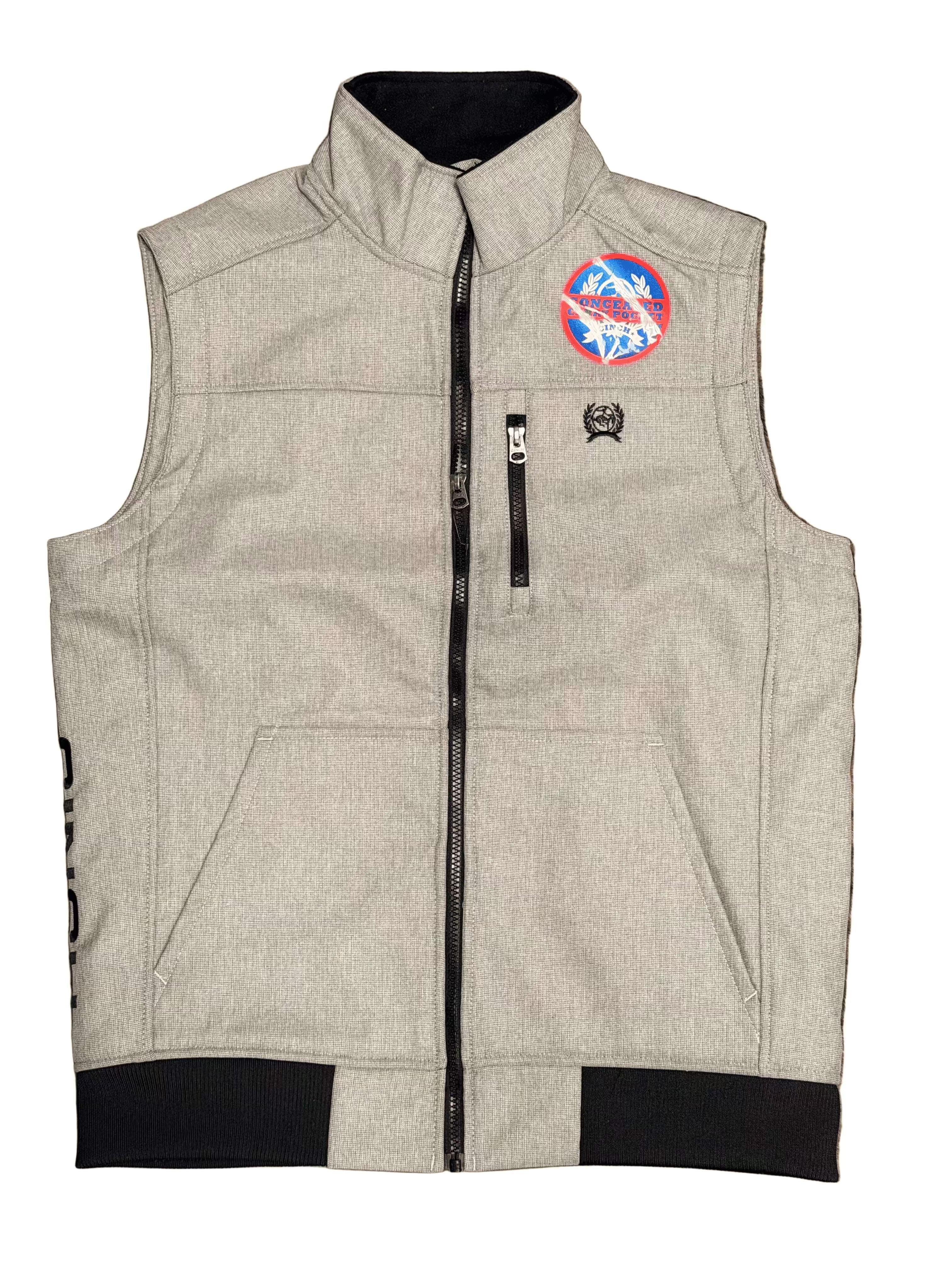MENS CINCH BONDED VEST GRAY MWV1546002 Laherradurawwnc.com