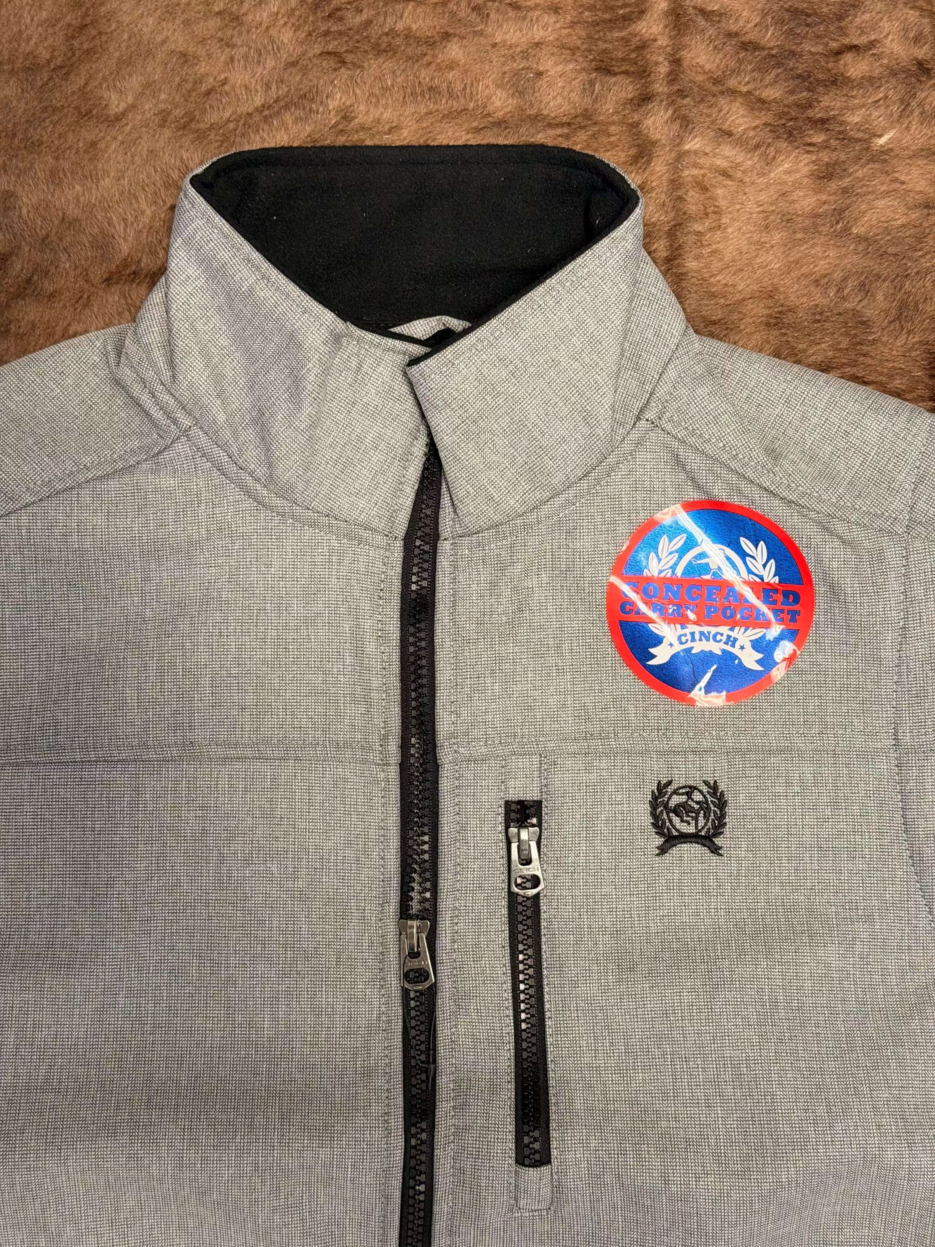 MENS CINCH BONDED VEST GRAY MWV1546002 Laherradurawwnc.com
