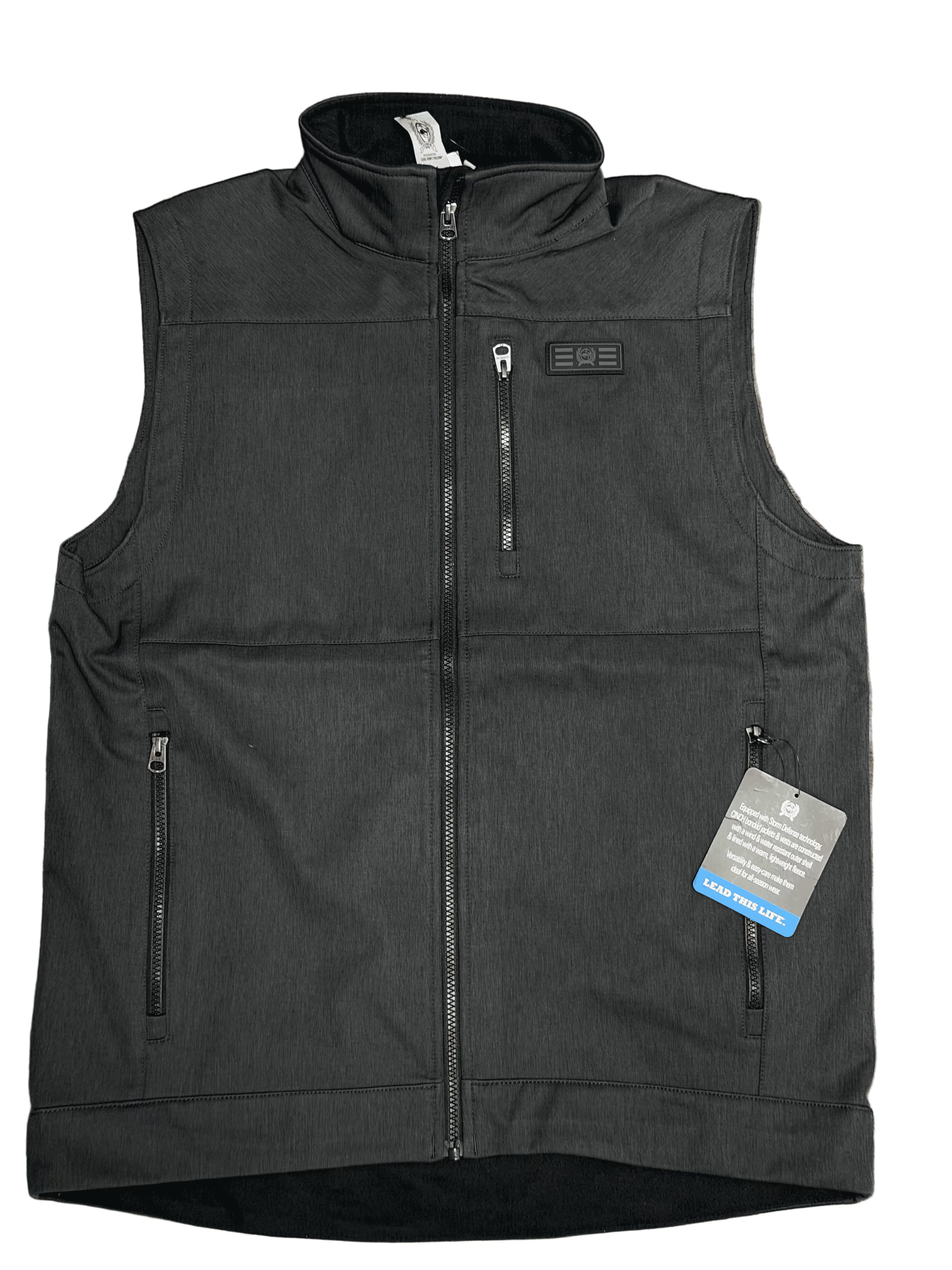 MEN’S CINCH VEST BLACK MWV1515019 BLK Laherradurawwnc.com