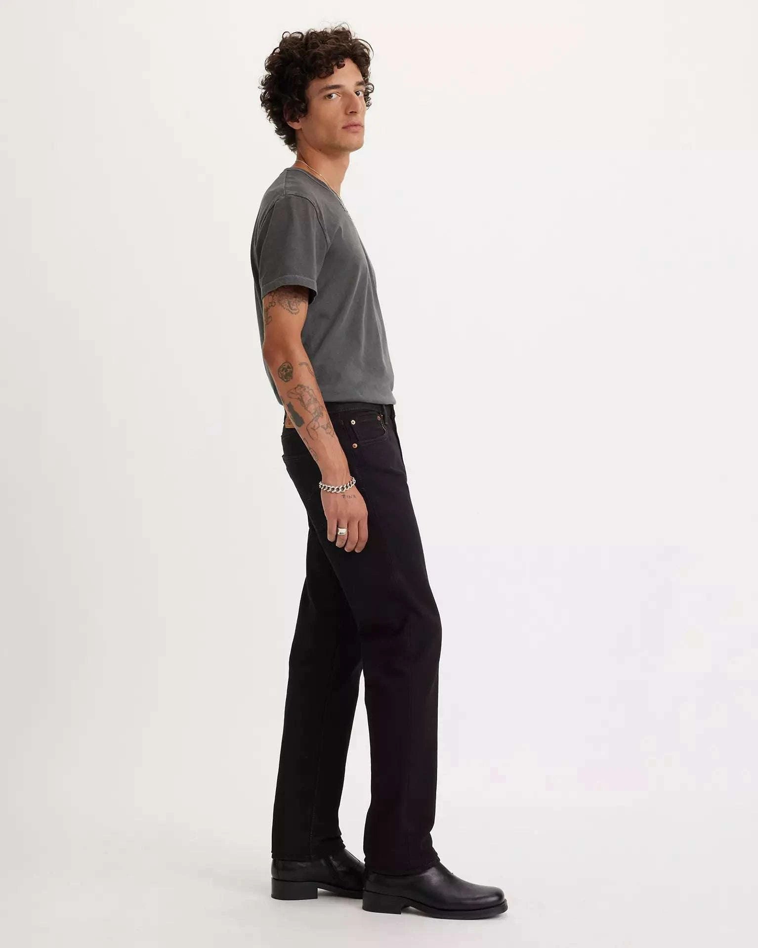Levi’s men’s 501 Original Straight Leg Jeans- Black 005010660 Laherradurawwnc.com