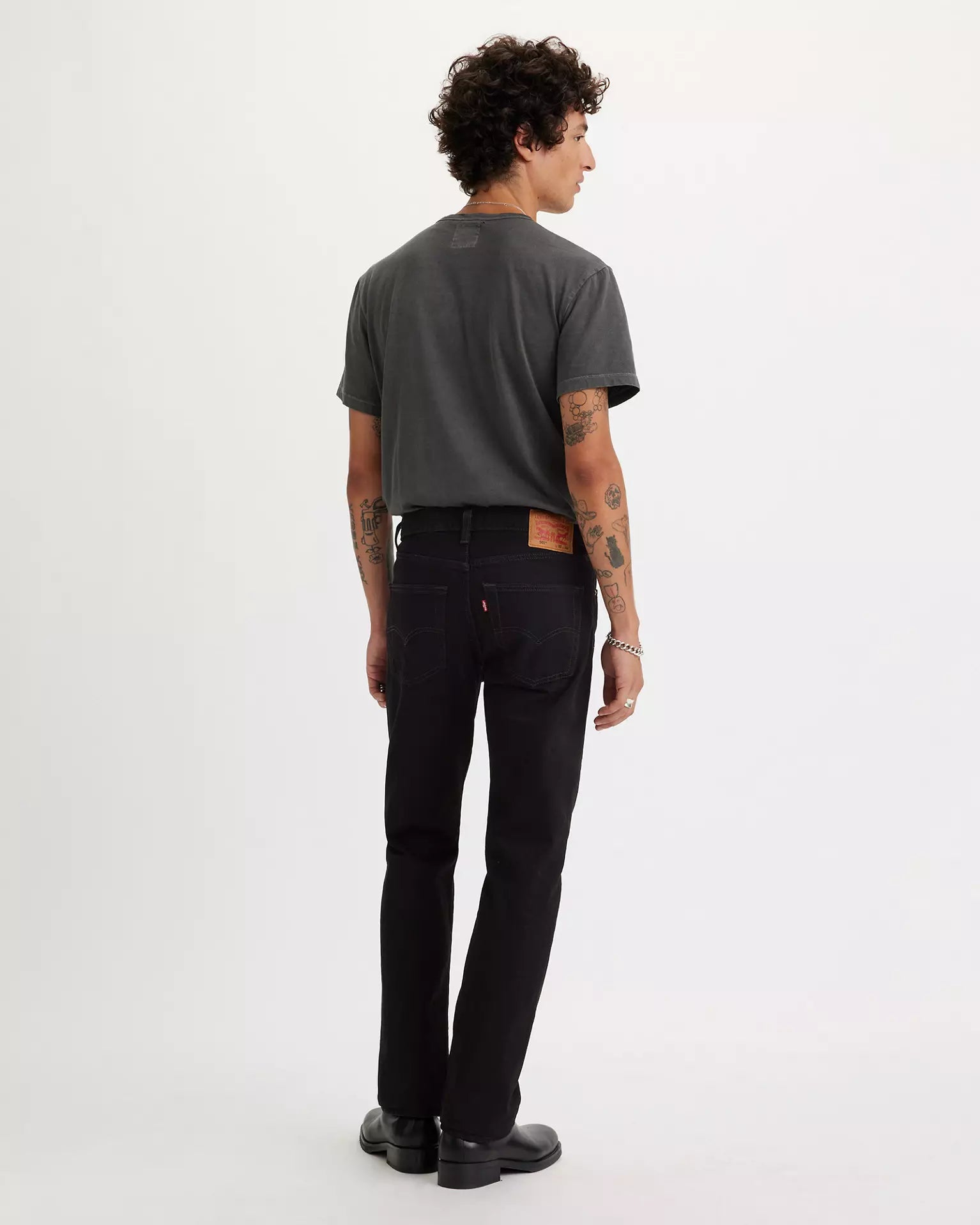 Levi’s men’s 501 Original Straight Leg Jeans- Black 005010660