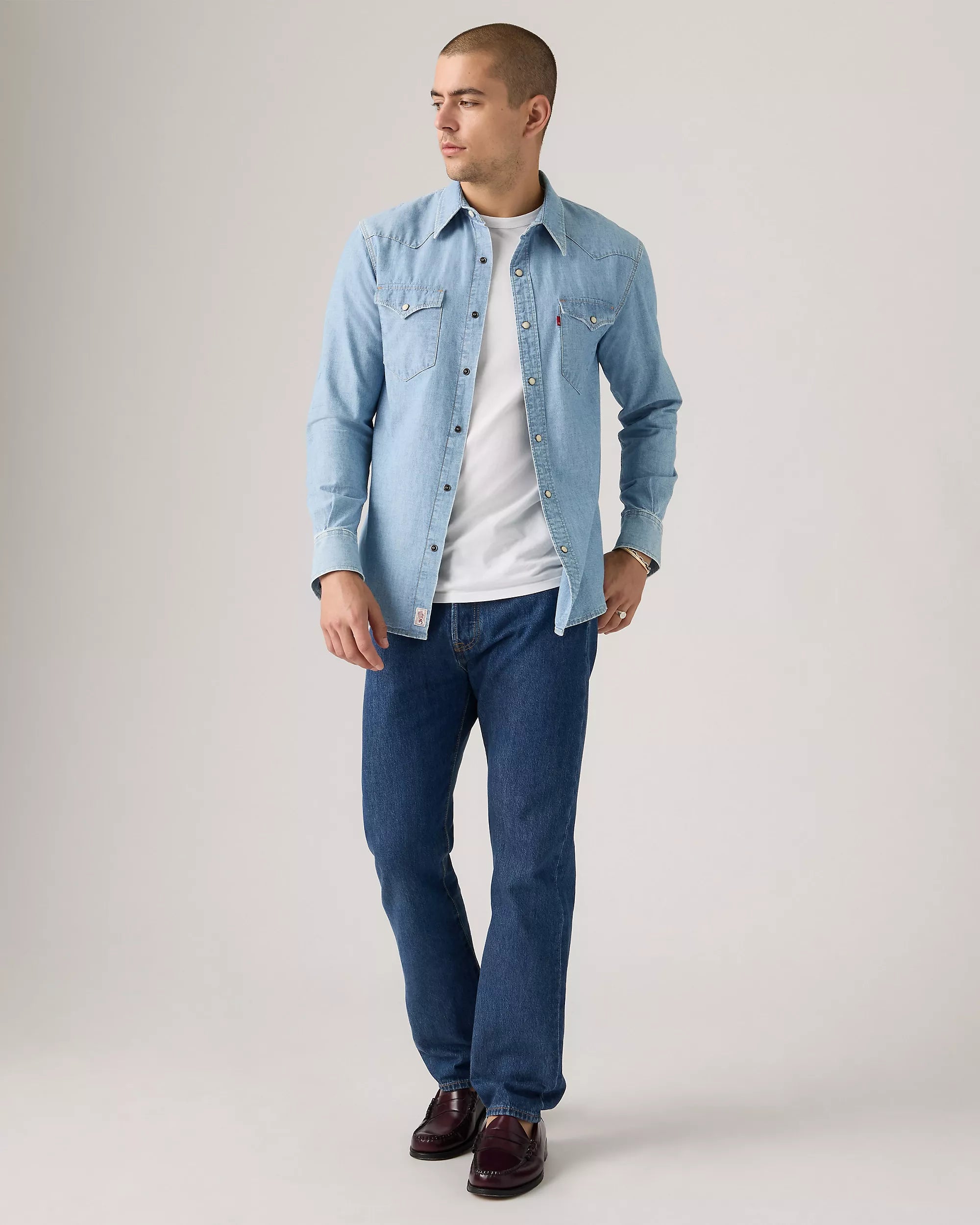 Levi’s men’s 501 Original Stretch Straight Leg Jean- Denim 005013080