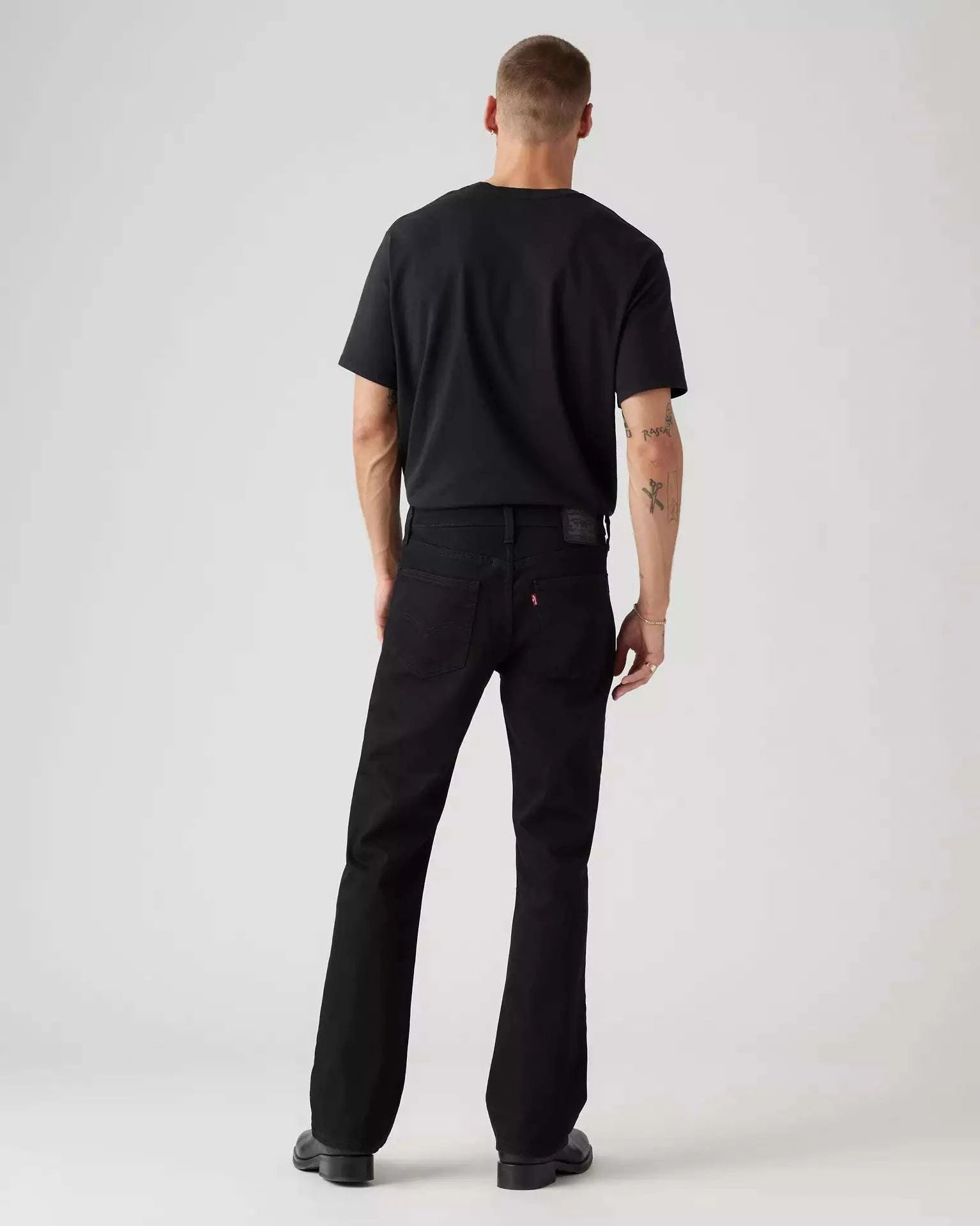 Levi’s men’s 527 Stretch Slim Bootcut Jeans- Black 055270539 Laherradurawwnc.com