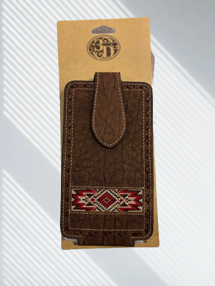 3D BELT COMPANY - EMBROIDERED CELL PHONE HOLSTER CASE - D350000804