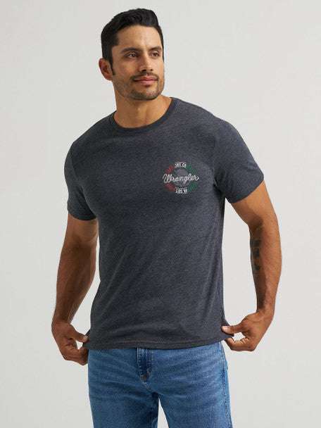 MENS WRANGLER TEE GRAY MEXICO LOGO 112372808 Laherradurawwnc.com